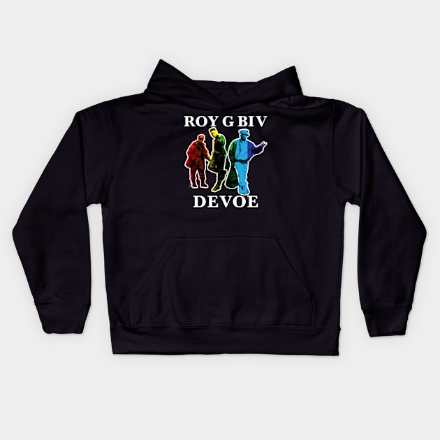 Roy G Biv Devoe Kids Hoodie by gnotorious